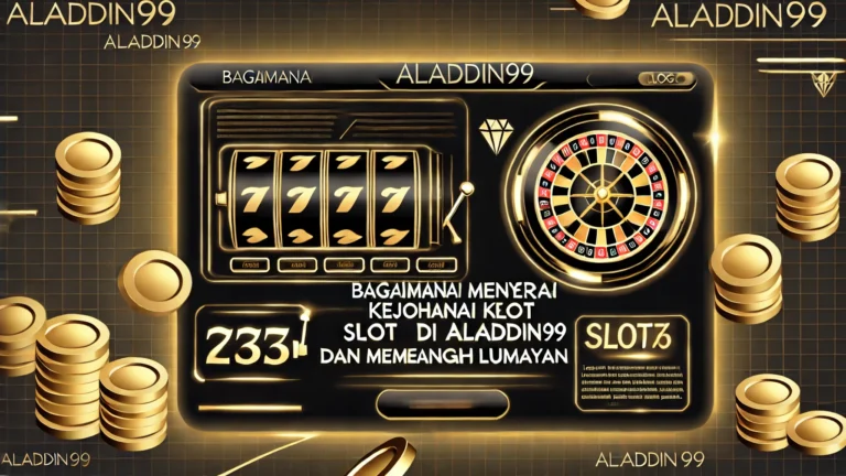 Bagaimana Menyertai Kejohanan Slot di Aladdin99