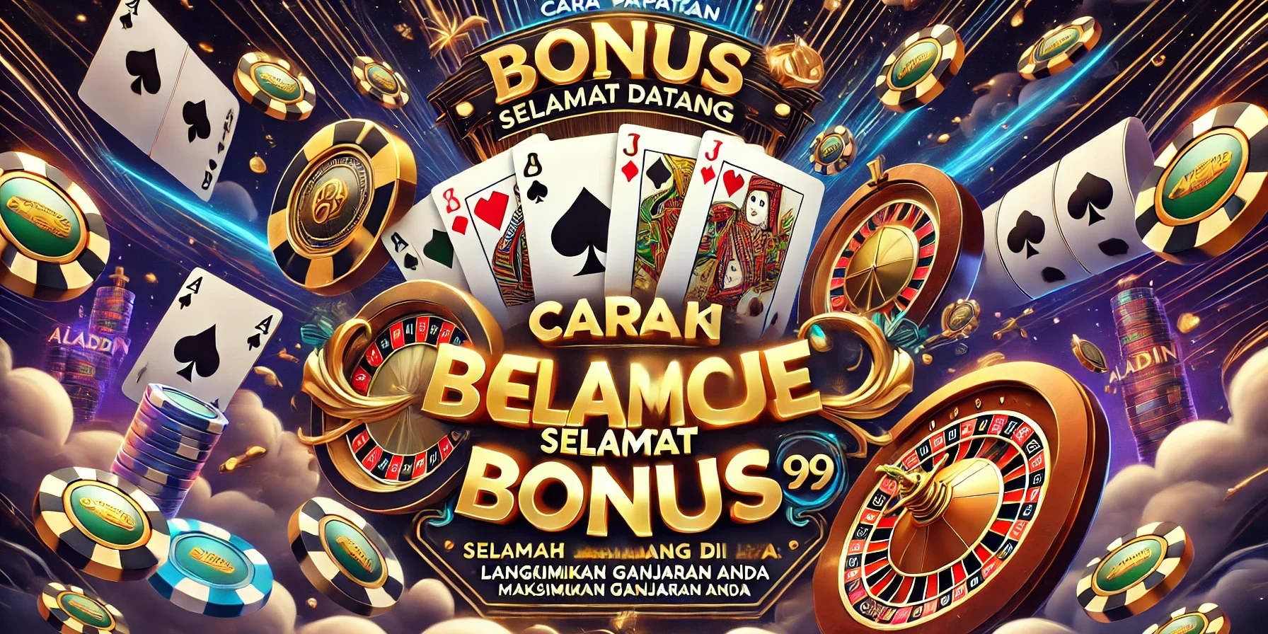 Cara Mendapatkan Bonus Selamat Datang di Aladdin99