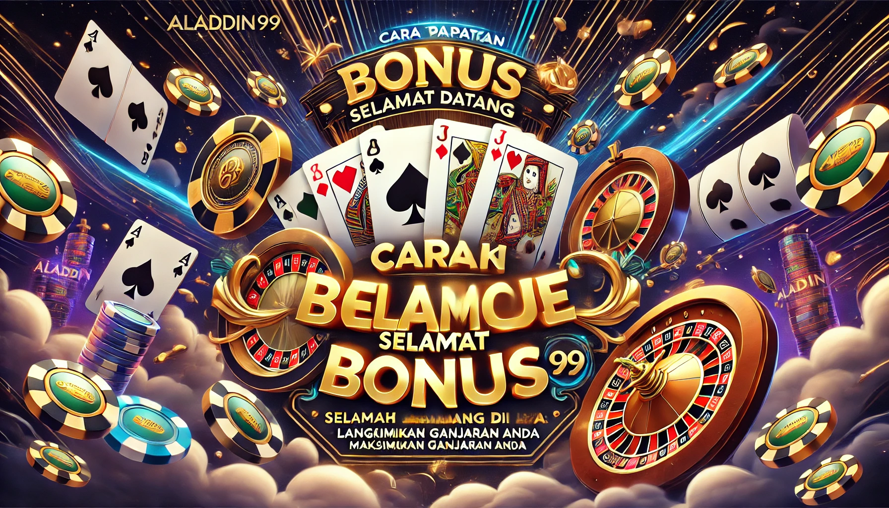 Cara Mendapatkan Bonus Selamat Datang di Aladdin99