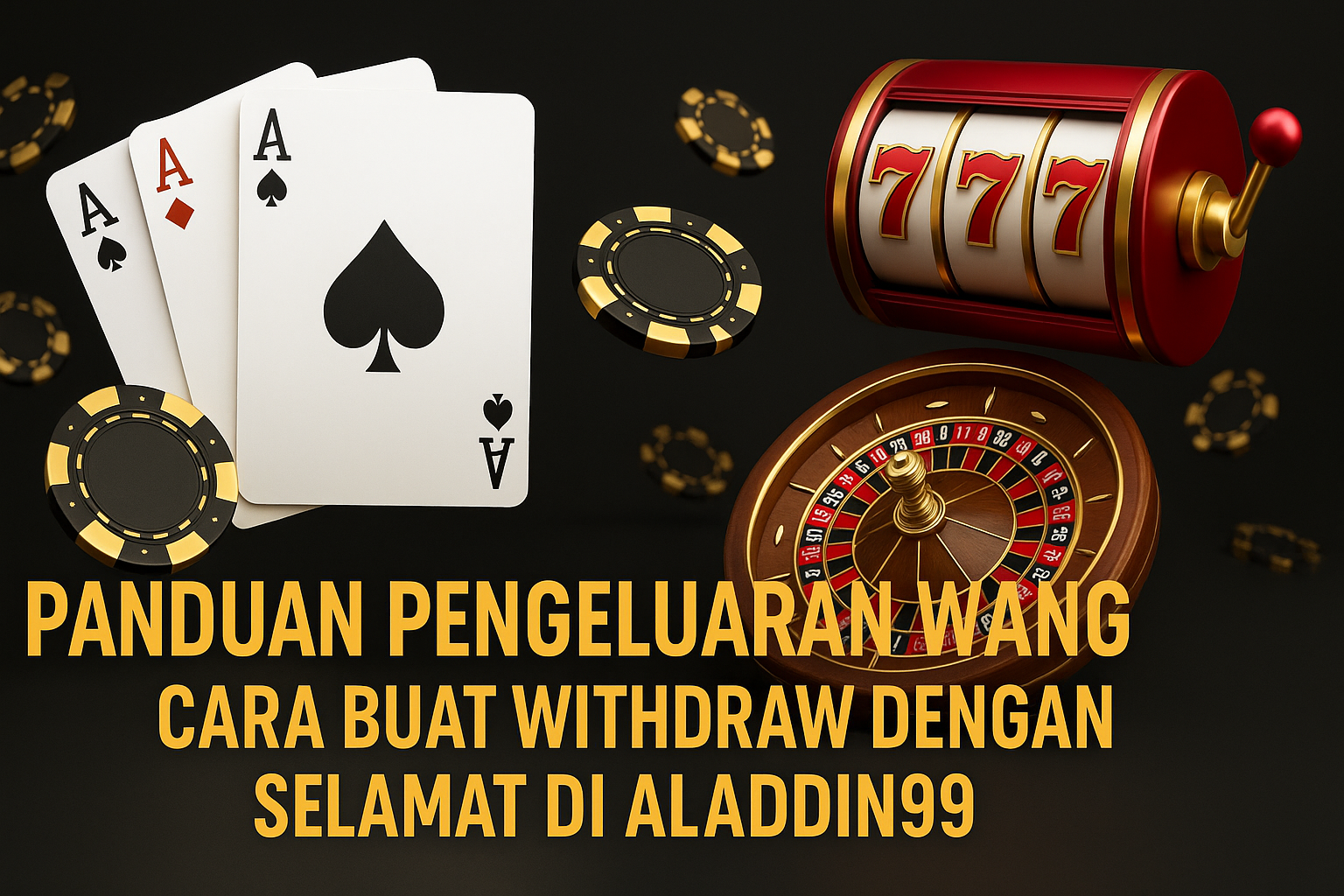 Cara Buat Pengeluaran Wang Dengan Selamat di Aladdin99
